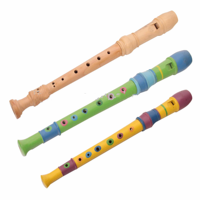 Woodwind Instruments Hot Selling Colored 10 Holes Kids Mini Toy Flue