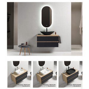 Meubles de salle de bain de style luxueux avec armoires murales et <span class=keywords><strong>lavabo</strong></span> - Product Image 6