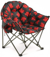 Chaise de jardin extra large à dossier haut avec coussin chauffant, pliable, pour l'extérieur, en acier inoxydable, idéale pour les sports d'hiver, fournisseur chinois