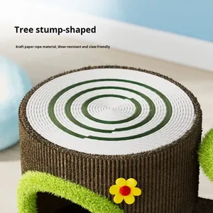 Modern Multi-Layer <b>Large</b> Sisal Cat Scratching Post Vertical Cat Climbing <b>Frame</b> Integrated Nest Universal All Cat Tree Scratcher - Product Image 3