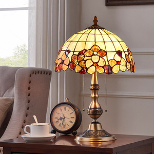 Lámpara de Mesa LED de Latón de Estilo Europeo Americano, Simple y Moderna, con Luz Cálida Regulable, de Lujo, para Sala de Estar, Dormitorio Principal, Mesita de Noche, Creativa - Product Image 1