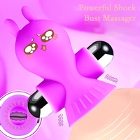 USB-Aufladbarer Mini-Dildo 10-Frequenz-Nippelstimulator Spielzeug für Frauen Brustmassagegerät Paar-Neuheitsspielzeug