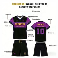Maillot de football pour hommes respirant avec broderie floquée, idéal pour les adolescents, les loisirs quotidiens et l'exercice