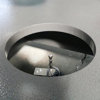 Machine d'essai de couvercles d'égouts à performance stable avec cellule de charge servo-hydraulique, prix de la machine d'essai de compression de couvercles d'égouts