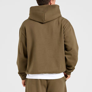 เสื้อฮู้ดดี้ผ้าฟลีซสำหรับฤดูหนาวแบบยูนิเซ็กซ์ 3 มิติ แบบกำหนดเอง น้ำหนัก 400-600 กรัม ทรงโอเวอร์ไซส์ หนานุ่ม ปักลาย เสื้อสเวตเชิ้ตแบบสวมหัว บริการ OEM - Product Image 2