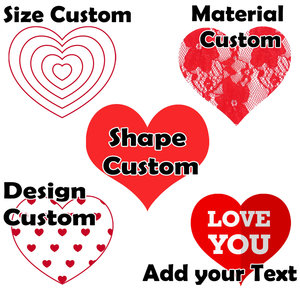 Pezoneras Adhesivas con Estampado Lindo que Brillan en la Oscuridad para Mujer, Cubrepezones Desechables Sexys, con Logotipo/Talla Personalizada, Pezoneras de Moda - Product Image 3