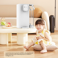 Purificador de Agua Doméstico Inteligente OLANSI W2B con Calentamiento, Dispensador de Agua Eléctrico Automático de Sobremesa con Filtro UF