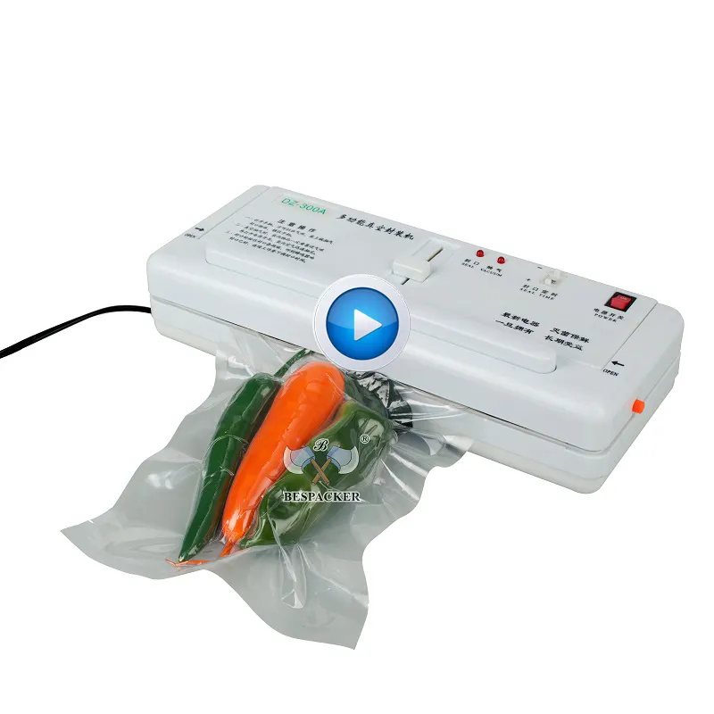 DZ-300Aベンチトップ真空シーラー家庭用野菜とフルーツ真空シーラー包装機