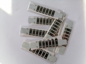 Thermomètre <span class=keywords><strong>frontal</strong></span> pour la fièvre, autocollants <span class=keywords><strong>de</strong></span> dessin animé, <span class=keywords><strong>indicateur</strong></span> <span class=keywords><strong>de</strong></span> température, adhésif - Product Image 2