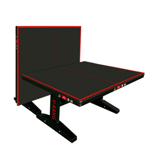 Table de tennis de table pliable en MDF de 25 mm avec design en T breveté et roues rétractables pour les jeux de <span class=keywords><strong>ping</strong></span>-<span class=keywords><strong>pong</strong></span> professionnels en intérieur - Product Image 3