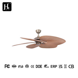 Ventilador de Techo Moderno de 52 Pulgadas para Interiores y Exteriores, 6 Velocidades, Ultra Silencioso, con Control Remoto, Luz LED, Hierro, 3 Aspas - Product Image 3