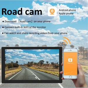 4K + 1080P Cámara dual 7 pulgadas Grabador DVR portátil <span class=keywords><strong>Carplay</strong></span> Pantalla táctil Inalámbrico <span class=keywords><strong>Carplay</strong></span> Android Auto - Product Image 4