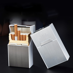Wholesale Creative design cigarette box smoking lighter rechargeable new lighter usb