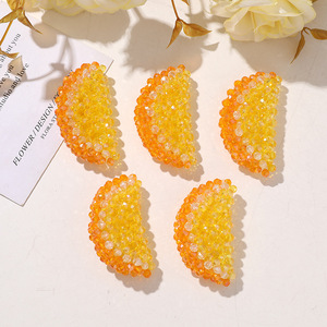 Accessories Light Luxury Korean Sweet Orange Petals Charms Components Cool Personality School Luggage Accessories - Product Image 5