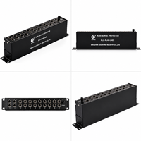 Protector contra Sobretensiones RJ45 SPD Gigabit Ethernet POE 10/100/1000Mbps, Dispositivo de Protección contra Rayos para Equipos de Sistemas de Red CCTV