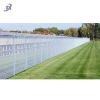 Puertas y Cercas de Malla Metálica Galvanizadas y Recubiertas de PVC, Personalizadas, Impermeables, Fáciles de Montar, para Campos Deportivos y Construcción