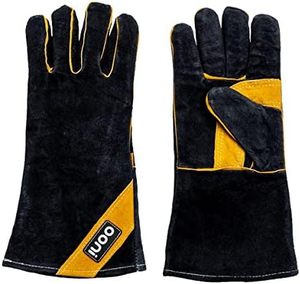 Gants de four à <span class=keywords><strong>pizza</strong></span> en cuir <span class=keywords><strong>Ooni</strong></span> - Résistants à la chaleur et au feu, protection pour barbecue, cheminée - Product Image 2