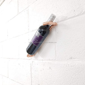 Porte-bouteille mural en métal d'une capacité de 1 bouteille pour le stockage du vin, du whisky et de la bière dans les bars et les hôtels Vente directe - Product Image 5