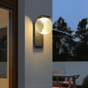 Appliques murales extérieures 6W 10W LED IP65 à interrupteur inductif pour villa, jardin, terrasse, balcon, modernes, à énergie solaire - Product Image 2