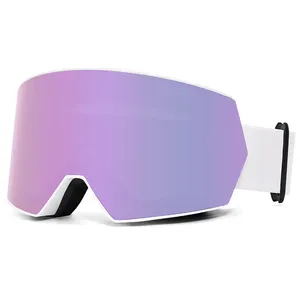 High-end UV Protective lunettes de ski goggles Anti Fog Frameless Snowing Glasses magnet Ski Googles For Sport