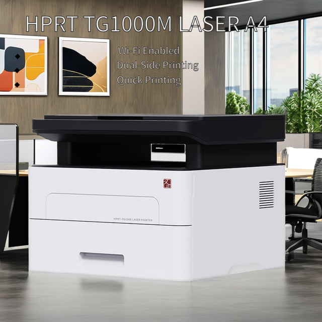 HPRT Hanin Integrated Black & White LaserJet Pro MFP TG1000M Printer USB Interface A4 Double-Sided Wireless Printing Machine