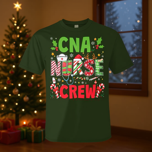 T-shirt natalizia per infermieri Cna Nurse, regalo natalizio per infermieri - Product Image 4