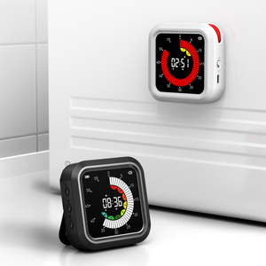 Có Thể Sạc Lại Pomodoro Cà Chua Đồng Hồ Hẹn Giờ Từ Tính Nhà Bếp Lớp Học Văn Phòng Kỹ Thuật Số Hiển Thị Hình ảnh Chữ Số Hẹn Giờ - Product Image 4