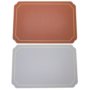 Mantel de Encaje de Cuero Ecológico Personalizable para Comida Occidental, Mantel de Mesa para Hotel y Hogar, Mantel de PU Impermeable y Resistente al Calor - Product Image 4