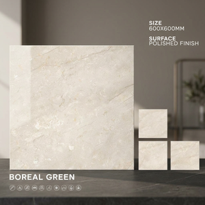 Grey Onyx Marble Look Porcelain <b>Floor</b> Tiles 600x600mm Polished Glossy Ceramic Flooring - Product Image 2