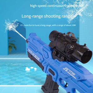 Pistolet à eau électronique en plastique de haute qualité pour enfants, modèle Summer Child's Joy 6606 Thunder Strike, rechargeable par USB - Product Image 4