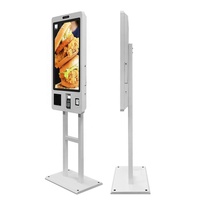 Kiosque de paiement automatique Sinmar avec écran tactile intelligent de 24 pouces et 32 pouces pour restaurant, centre commercial