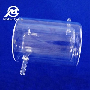 Wholesale Transparent <strong>Quartz</strong> Glass <strong>Round</strong>-bottom Distillation <strong>Flasks</strong>, Suitable for Steam Distillation. - Product Image 1