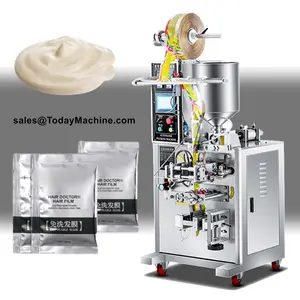 Automatic Shampoo Cream Lotion Liquid Paste Cosmetic Bag Sachet Packing Machine