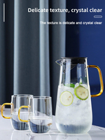 Verre à eau transparent de style nordique, fait à la main, sur mesure, meilleur vente, jus froid, thé