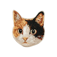 Patchs brodés personnalisés en tissu non tissé écologique avec motif animalier, logo sur mesure pour chiens/chats, thermocollants pour vêtements et vestes