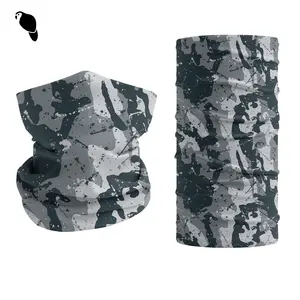 LEO Custom Sublimation Printing Fishing Neck Gaiter Face Cover Scarf Cool Seamless Bandana With UV Resistance