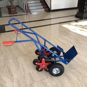 Carro de mano de alta calidad para trabajo pesado con rueda sólida de PU de 10 pulgadas Fácil de subir el carro de la escalera - Product Image 5