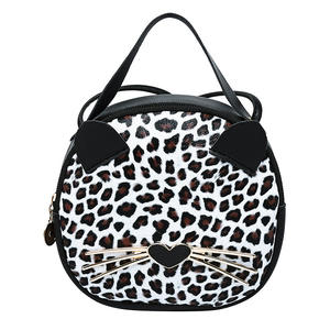 Bolso de mano de red para mujer, bandolera de moda para celebridades, bolso de mano para chica, monedero desenfadado con estampado de gato, gran oferta, 2021 - Product Image 5