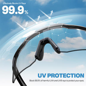 Lunettes de protection pour pickleball TR90 incassables avec logo personnalisé, vente en gros, lentilles interchangeables, lunettes de sport pour le baseball, le cyclisme - Product Image 3