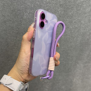 Dele <span class=keywords><strong>agua</strong></span> corrugado <span class=keywords><strong>verde</strong></span> silicona borde suave funda de teléfono móvil para <span class=keywords><strong>iPhone</strong></span> 16promax Niche 14 13 Advanced Sense <span class=keywords><strong>12</strong></span> funda - Product Image 6