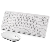 Set Keyboard dan Mouse Nirkabel Mini Optik 78 Tombol Kgm520 Baru 2.4Ghz Dual Mode dengan Receiver USB untuk Laptop, Kantor, dan Teknik