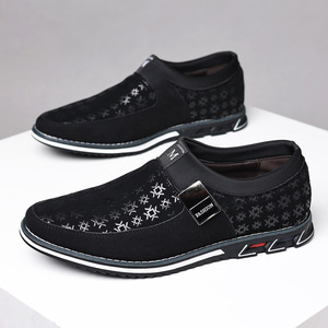 Chaussures bateau à enfiler imprimées pour hommes, bout rond, doublure en toile, semelle extérieure en caoutchouc, respirantes, fabriquées à Wenzhou, tailles 48 49 50 - Product Image 4