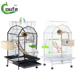 Jaulas para Pájaros Grandes en Oferta, Jaulas de Metal para Periquitos, Aviarios, Jaulas y Casas para Mascotas, Jaulas Duraderas de Alambre de Hierro para Loros, Canarios y Otras Aves - Product Image 4