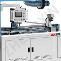 Máquina de Serigrafía Automática de Alta Velocidad ZXH-B1200 para Tejidos No Tejidos de Dos Colores con Ancho de Rollo de 1250 mm