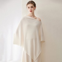 Châle en cachemire tricoté 100% pour femme, nouvelle collection automne, pull chaud, vêtement d'extérieur, cape en cachemire personnalisée, vente en gros, directement de l'usine