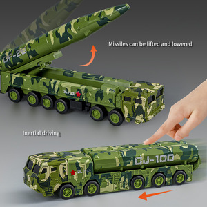 Nouveau modèle de véhicules militaires à inertie en alliage, jouet de simulation <span class=keywords><strong>camouflage</strong></span> pour enfants, cadeaux pour garçons - Product Image 3