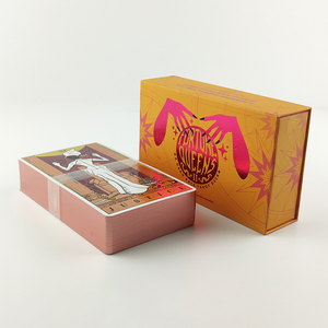 Logotipo personalizado Gatos Diosa Anime Guía Tarot Deck Tarjeta de papel impresa para juego Patrón bordado - Product Image 5