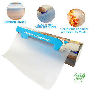 Plaques à découper en plastique jetables faciles à utiliser, avec couteau coulissant intégré pour la préparation de cuisine, Commercial, voyage - Product Image 4