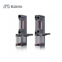 Puertas y Ventanas de Aluminio para Decoración de Cocina, Ventana Corredera Plegable con Ventilación a Prueba de Aceite, Ventana Corredera de Doble Vidrio