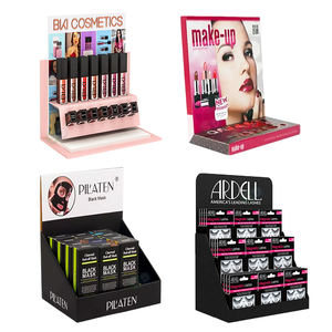 Support d'affichage en carton pour comptoir de table personnalisé, présentoir de vente au détail de cosmétiques, plateau à étages pour comptoir, présentoir en carton ondulé - Product Image 1